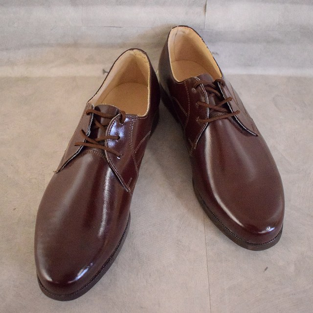 90年代 デッドストック ユーロ ミリタリー オフィサーシューズ 革靴