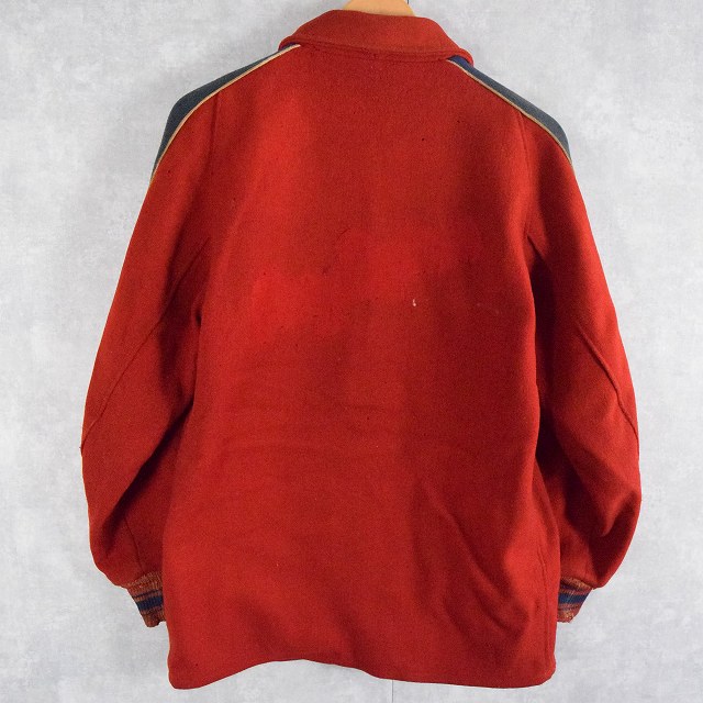 50年代 50s ロンスタ ファラオジャケット ツイード レッド 赤 ウール