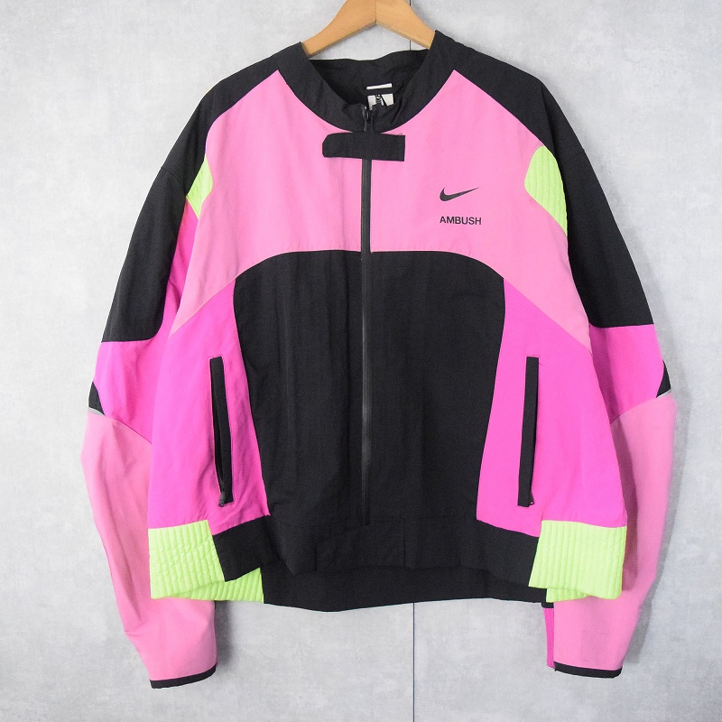 ナイキ アンブッシュ ピンク ネオンカラー モータージャケット