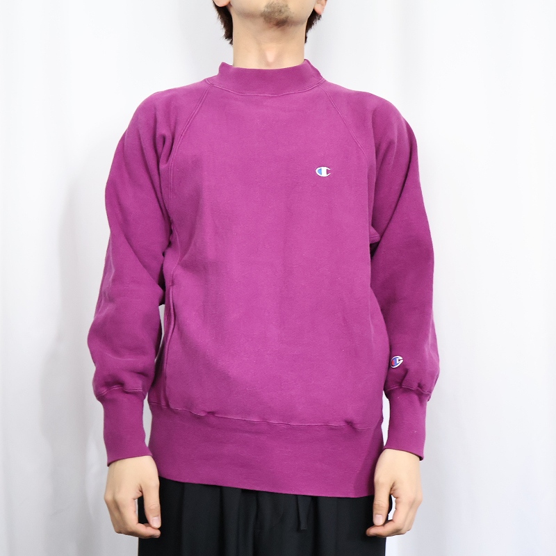 90年代 90s チャンピオン リバースウィーブ アメリカ製 紫 パープル