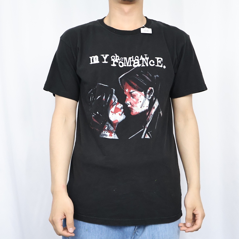 マイ・ケミカル・ロマンス 音楽 ミュージック バンT 黒 ブラック 半袖