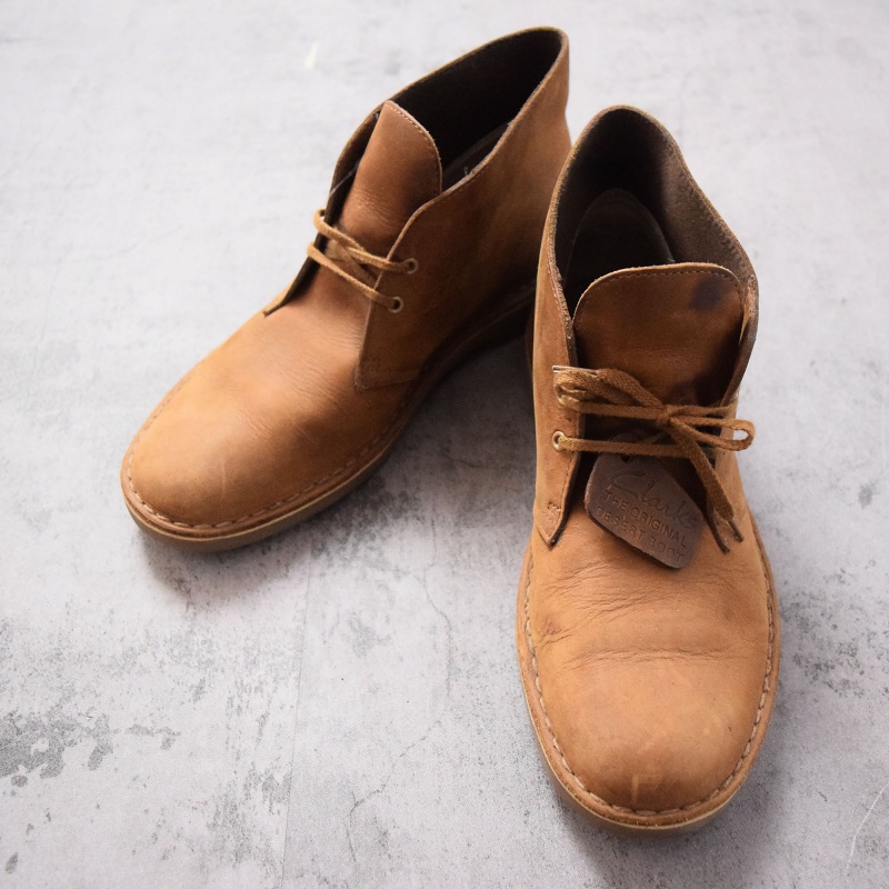クラークス 茶色 ブラウン レザーブーツ｜ヴィテージ古着屋Feeet 通販