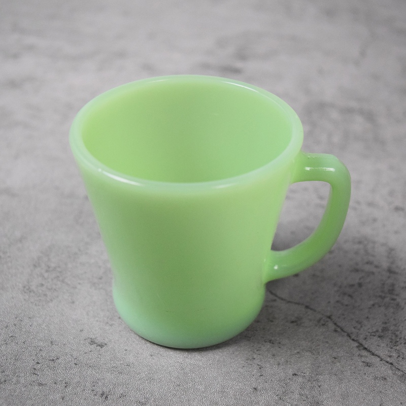 60年代 60s ファイヤーキング アメリカ製 翡翠 マグカップ ミルク