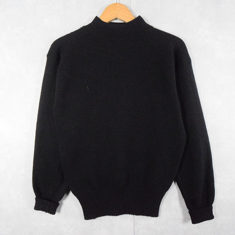 70s 70年代 アメリカ軍 米軍 海軍 ミリタリー 紺 ネイビー モック