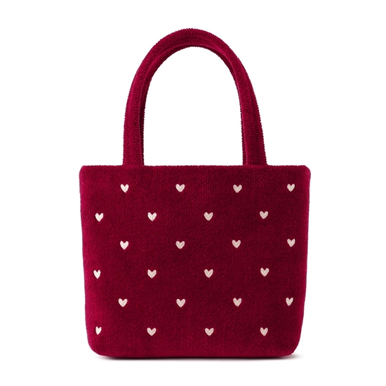 ラブラリーハート バッグ L/LRH-243240(ダークレッド): LOVERARY BY
