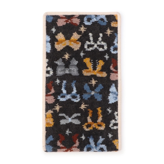 メニーリボンズ ハンカチポーチ(チャコールグレー): LOVERARY BY