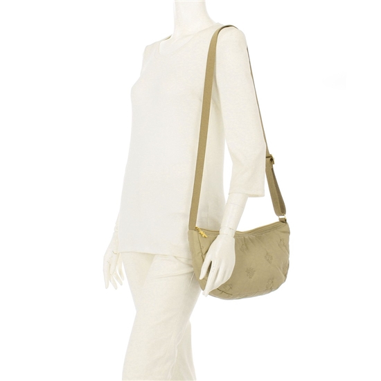 ハイジ ハーフムーンバッグ HE-257318(ベージュ): FEILER｜フェイラー