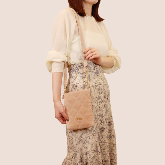 ユニ チェーンポシェット UNI-257228(ベージュ): FEILER｜フェイラー