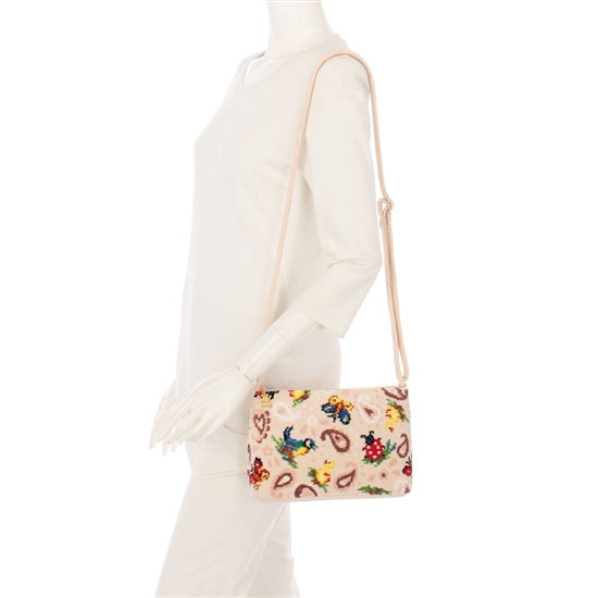 ハイジペイズリー ショルダーバッグ HPY-257007（WEB限定）(ベージュ