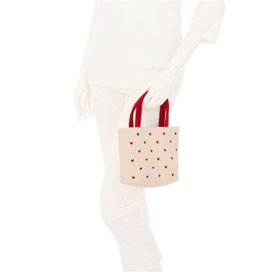 ラブラリーハート バッグ L/LRH-243240(アイボリー): LOVERARY BY