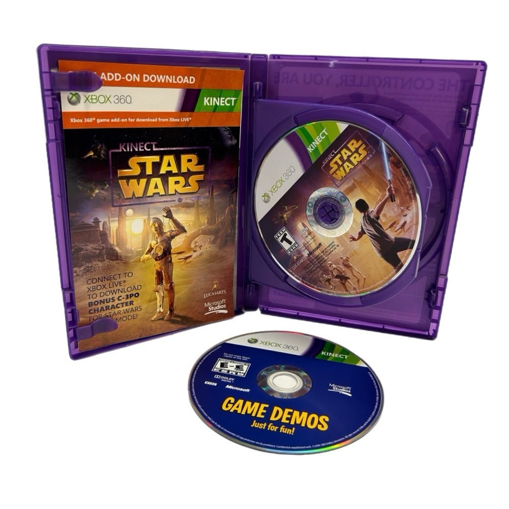 Kinect Star Wars XBOX 360 game Microsoft 2012 Rated T