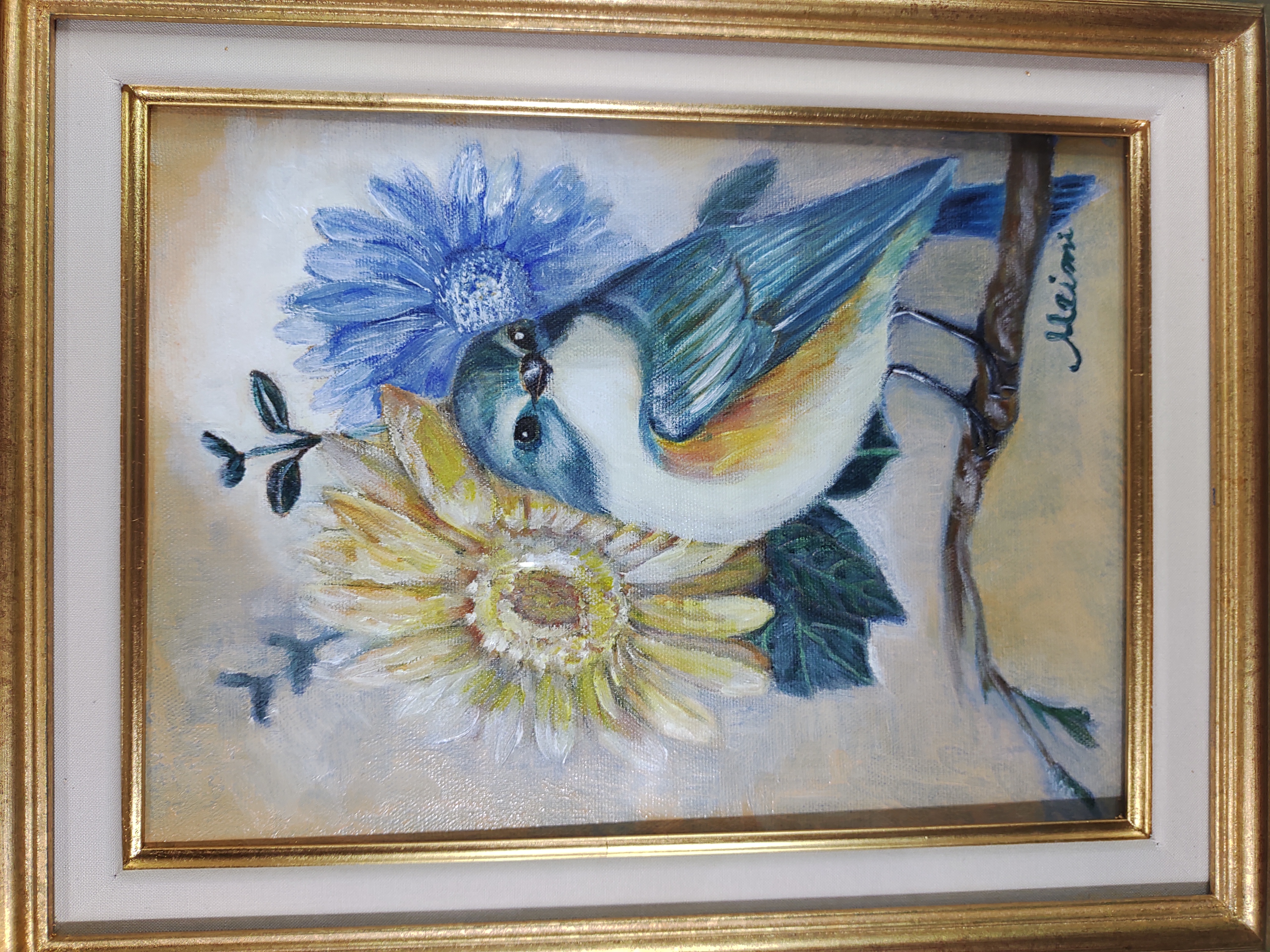 幸せの青い鳥 by 冨山めいみ - 絵画販売・購入・レンタル（サブスク