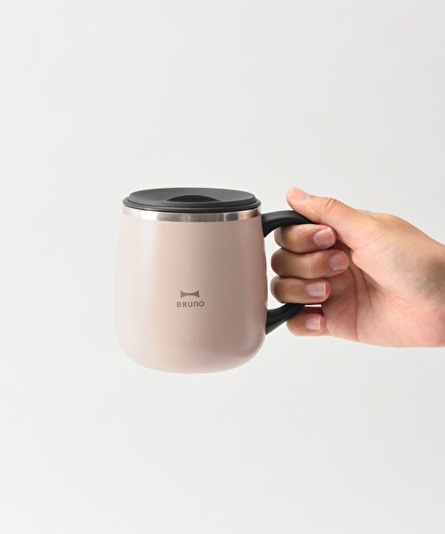 BRUNO 温度調節マルチケトル & 蓋つきステンレスマグ short 温度調節