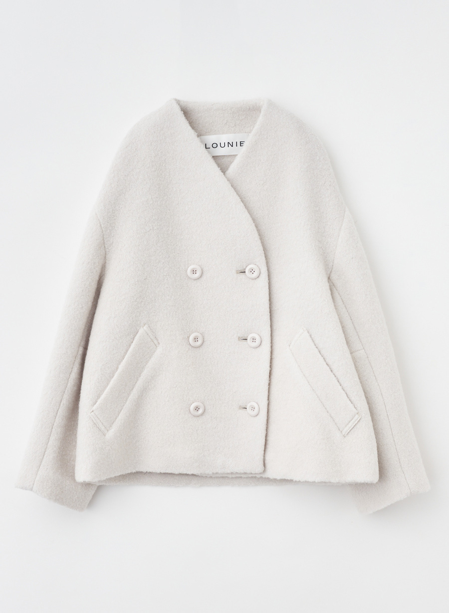 ニュージーランドウール パイルショートコート｜LOUNIE（ルーニィ