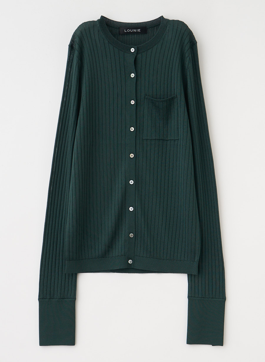 EC限定色】アセテートリブカーディガン｜LOUNIE（ルーニィ）公式サイト