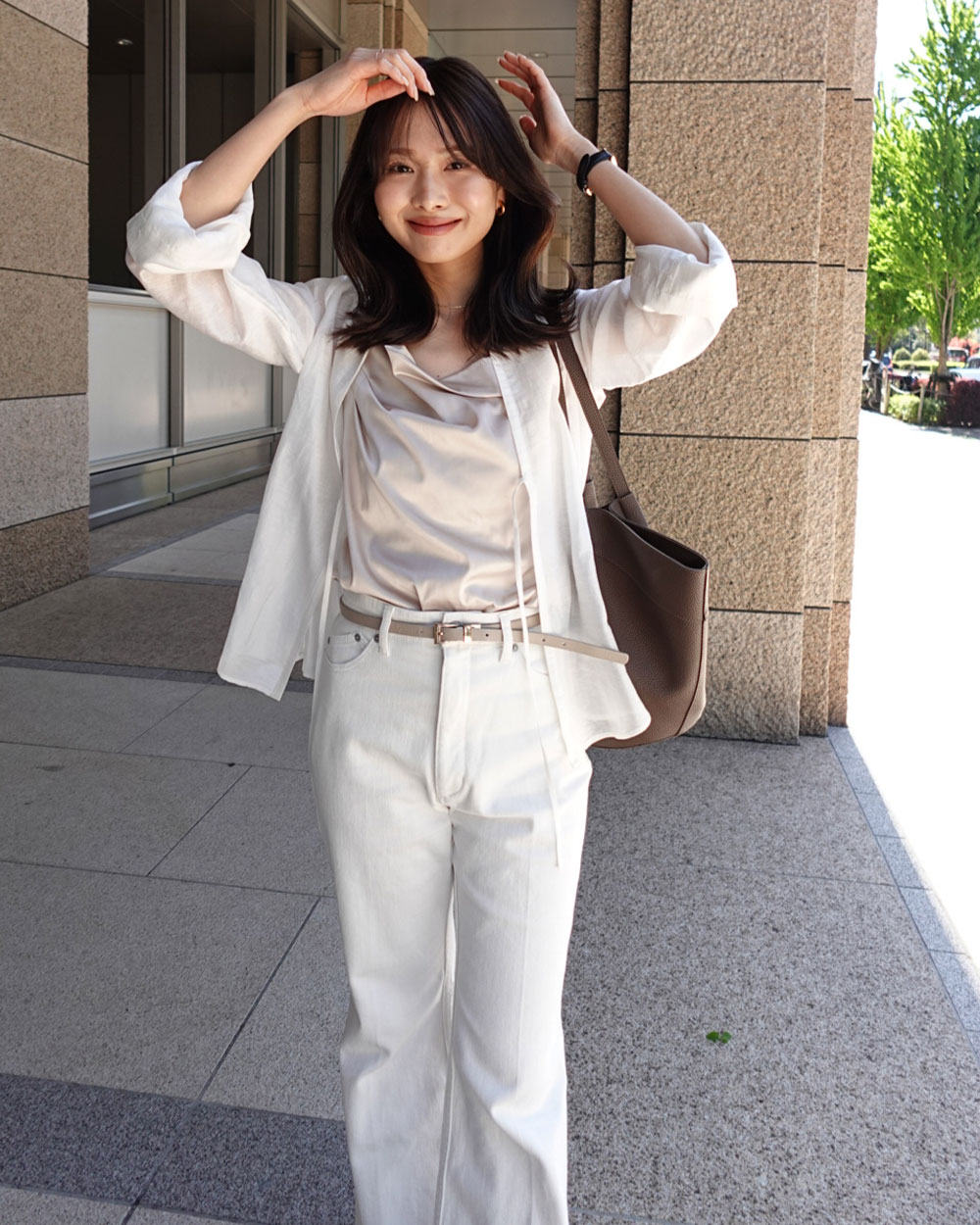 ドレープデザインのキャミソールは1枚で着ても｜Aimeine｜PETAL ONLINE