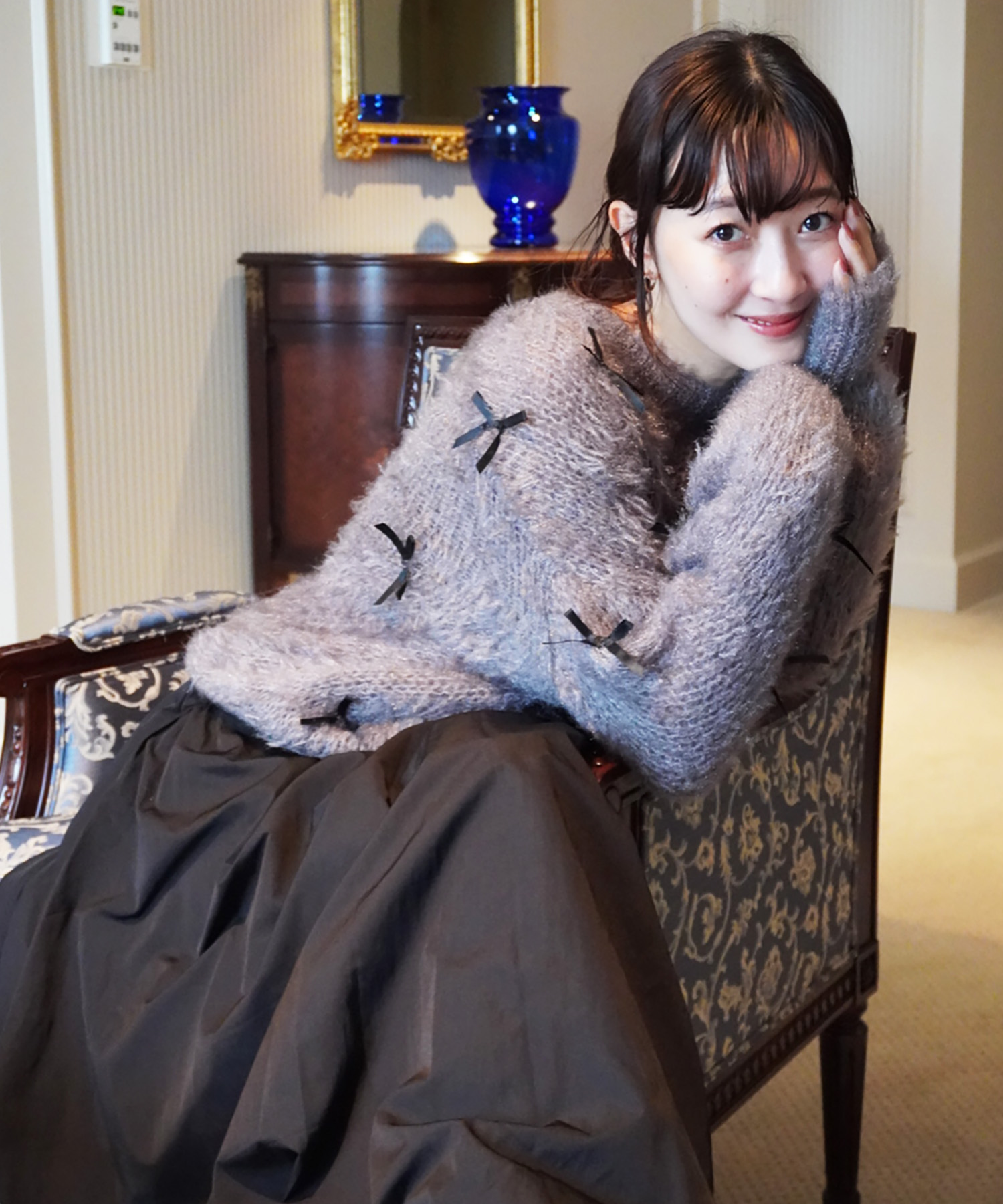 リボンフェザーニット｜PETAL ONLINE（ペタルオンライン）