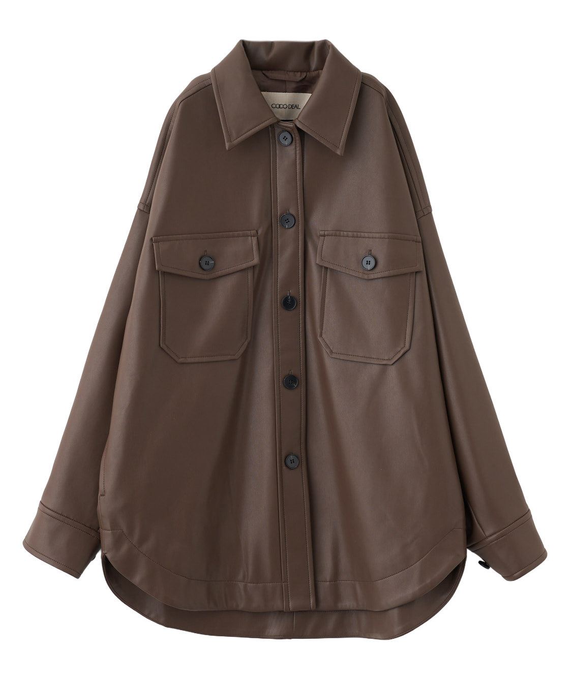 シャツライクレザーブルゾン｜PETAL ONLINE（ペタルオンライン）