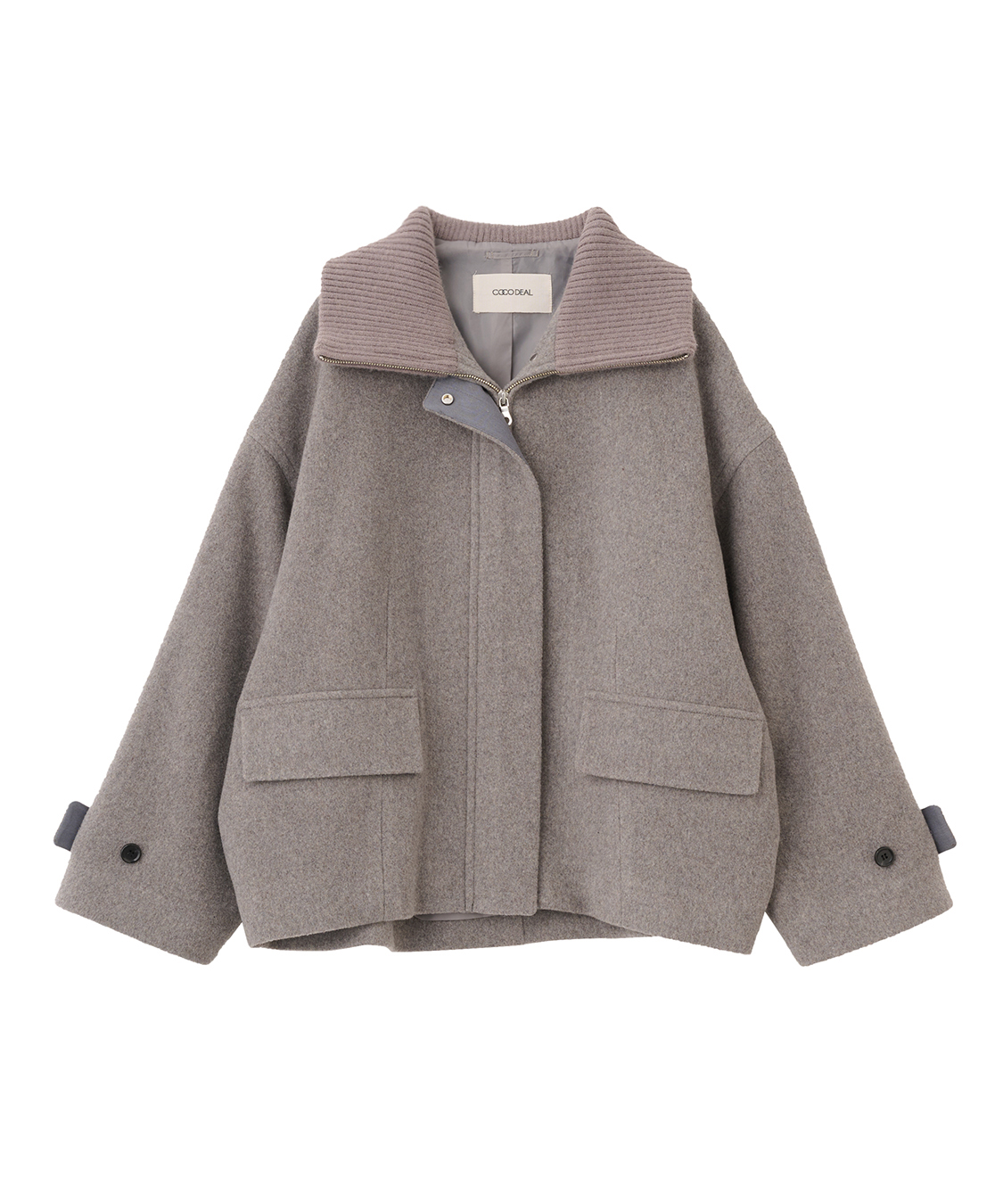 リブカラーウール混コート｜PETAL ONLINE（ペタルオンライン）