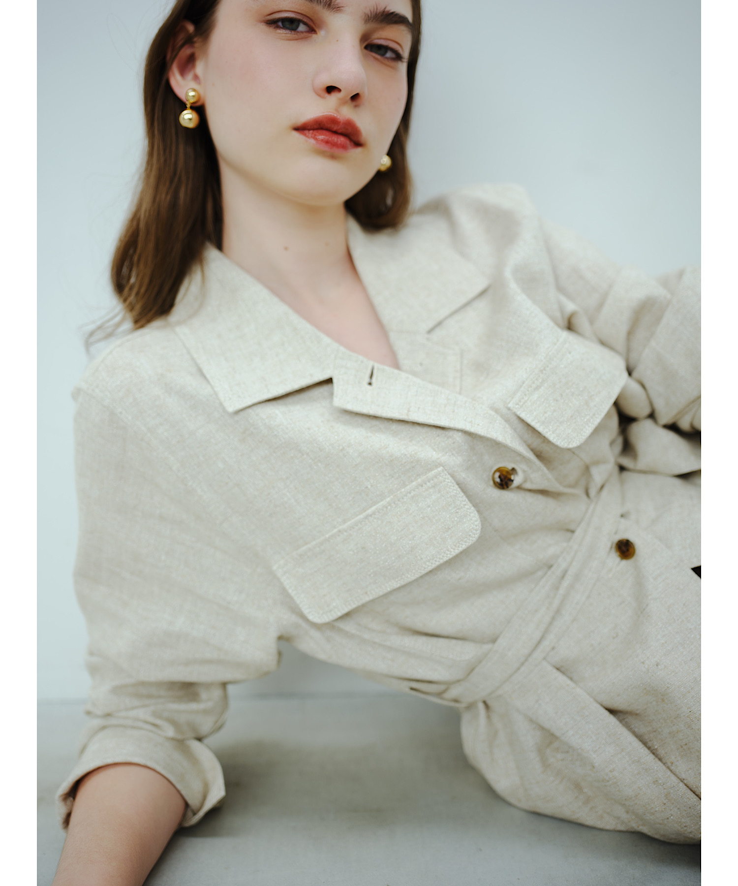 ウエストシェイプシャツジャケット｜PETAL ONLINE（ペタルオンライン）