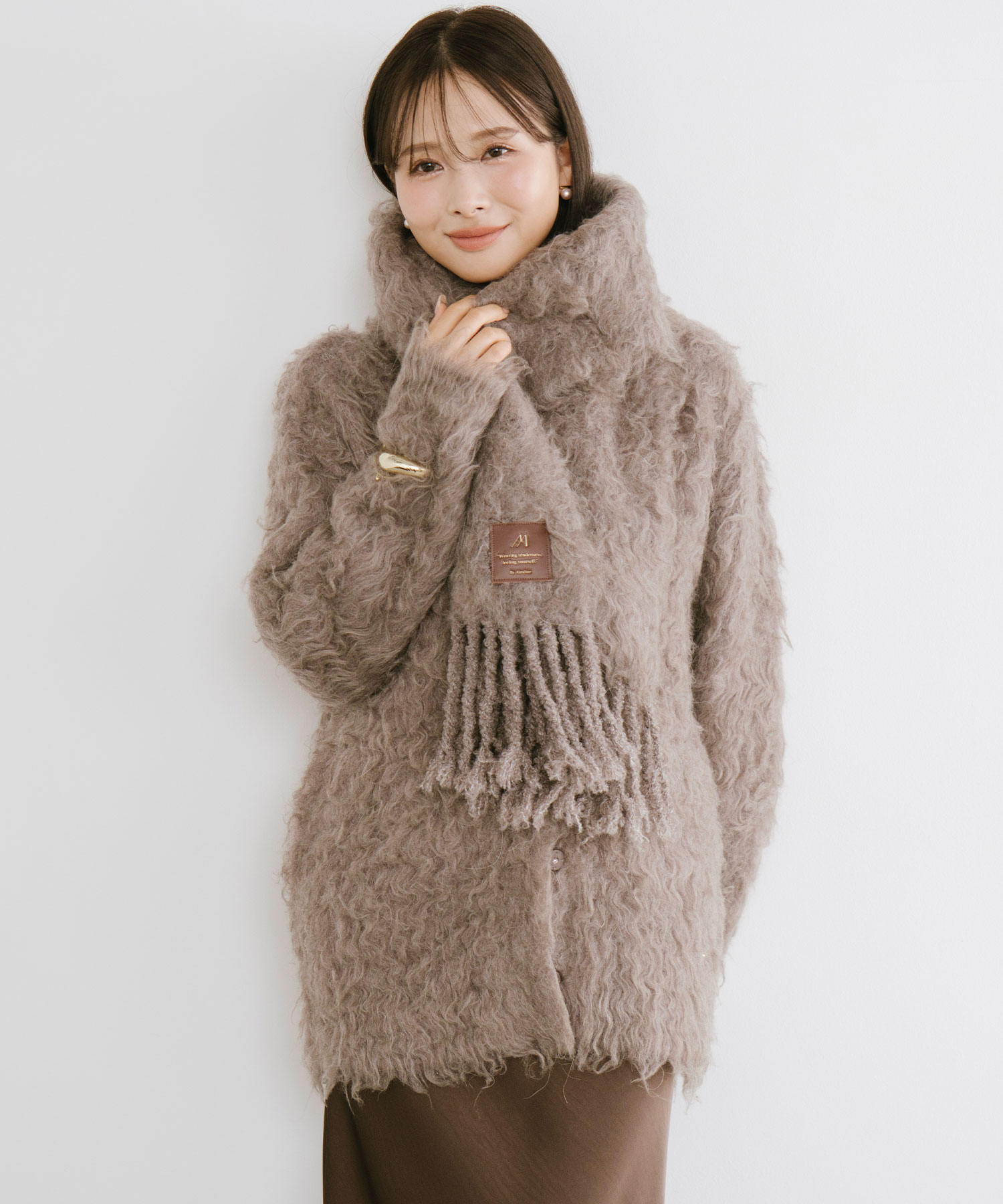 シャギーモヘヤカーディガン｜PETAL ONLINE（ペタルオンライン）