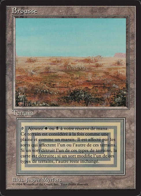 Scrubland》[3EDBB] 土地R | 日本最大級 MTG通販サイト「晴れる屋」