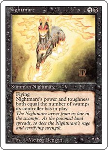 Foil】《夢魔/Nightmare》[7ED] 黒R | 日本最大級 MTG通販サイト