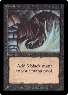暗黒の儀式/Dark Ritual》[LEA] 黒C | 日本最大級 MTG通販サイト