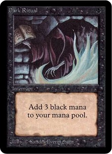 暗黒の儀式/Dark Ritual》[LEB] 黒C | 日本最大級 MTG通販サイト