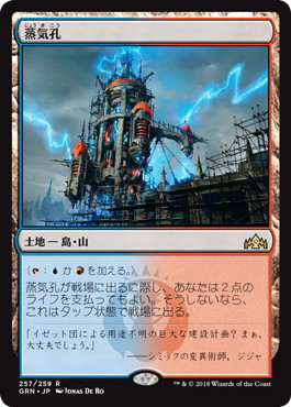 蒸気孔/Steam Vents》[GPT] 土地R | 日本最大級 MTG通販サイト「晴れる屋」