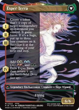 Foil】(323)□ボーダーレス□《魔導戦士、ティナ/Terra, Magical Adept