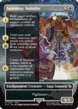 Foil】(196)□ボーダーレス□《召喚：ヨウジンボウ/Summon: Yojimbo