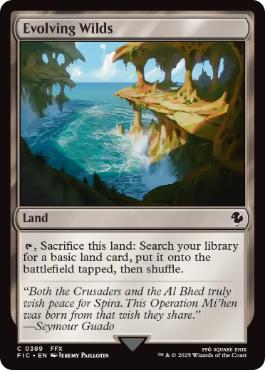 389)《進化する未開地/Evolving Wilds》[FIC] 土地C | 日本最大級 MTG