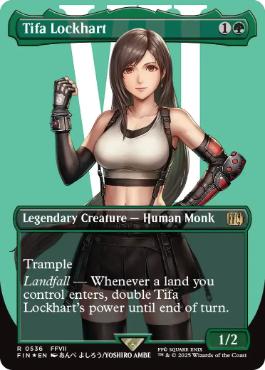 サージ・Foil】(536)□ボーダーレス□《ティファ・ロックハート/Tifa