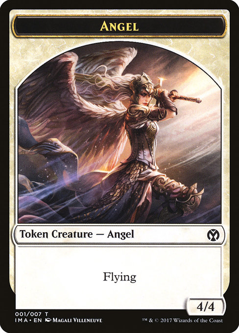Foil】《天使トークン/Angel token》(30周年プロモ)[流星マーク] 白