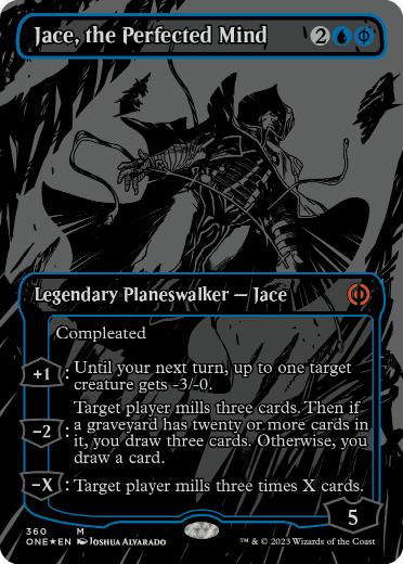 オイルスリック・Foil】(360)《完成化した精神、ジェイス/Jace, the