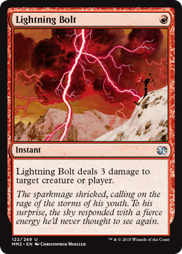 稲妻/Lightning Bolt》[MM2] 赤U | 日本最大級 MTG通販サイト「晴れる屋」
