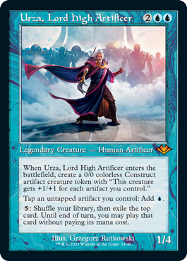 Foil】(075)《最高工匠卿、ウルザ/Urza, Lord High Artificer》[MH1