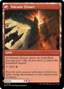 Foil】(248)《引き離しの噴火/Sundering Eruption》/《火山の亀裂