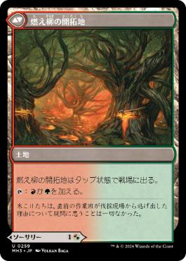 259)《根絶やし根/Stump Stomp》/《燃え柳の開拓地/Burnwillow