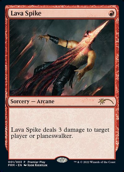 溶岩の撃ち込み/Lava Spike》[UMA] 赤U | 日本最大級 MTG通販サイト