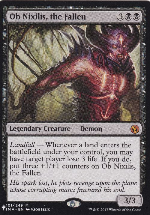 Foil】《堕ちたる者、オブ・ニクシリス/Ob Nixilis, the Fallen》[ZEN