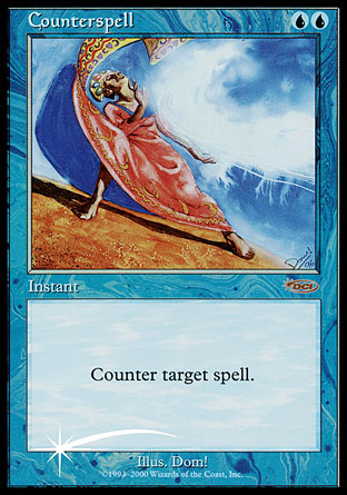 Foil】□旧枠□《対抗呪文/Counterspell》(ジャッジ褒賞)[DCIマーク