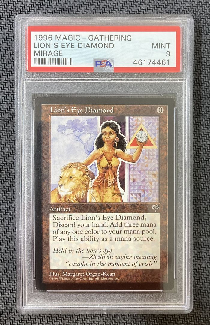 買取：《ライオンの瞳のダイアモンド/Lion's Eye Diamond》[MIR] 茶R