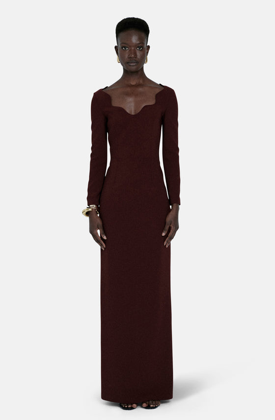 CHERRY BURGUNDY GOWN – Filiarmi