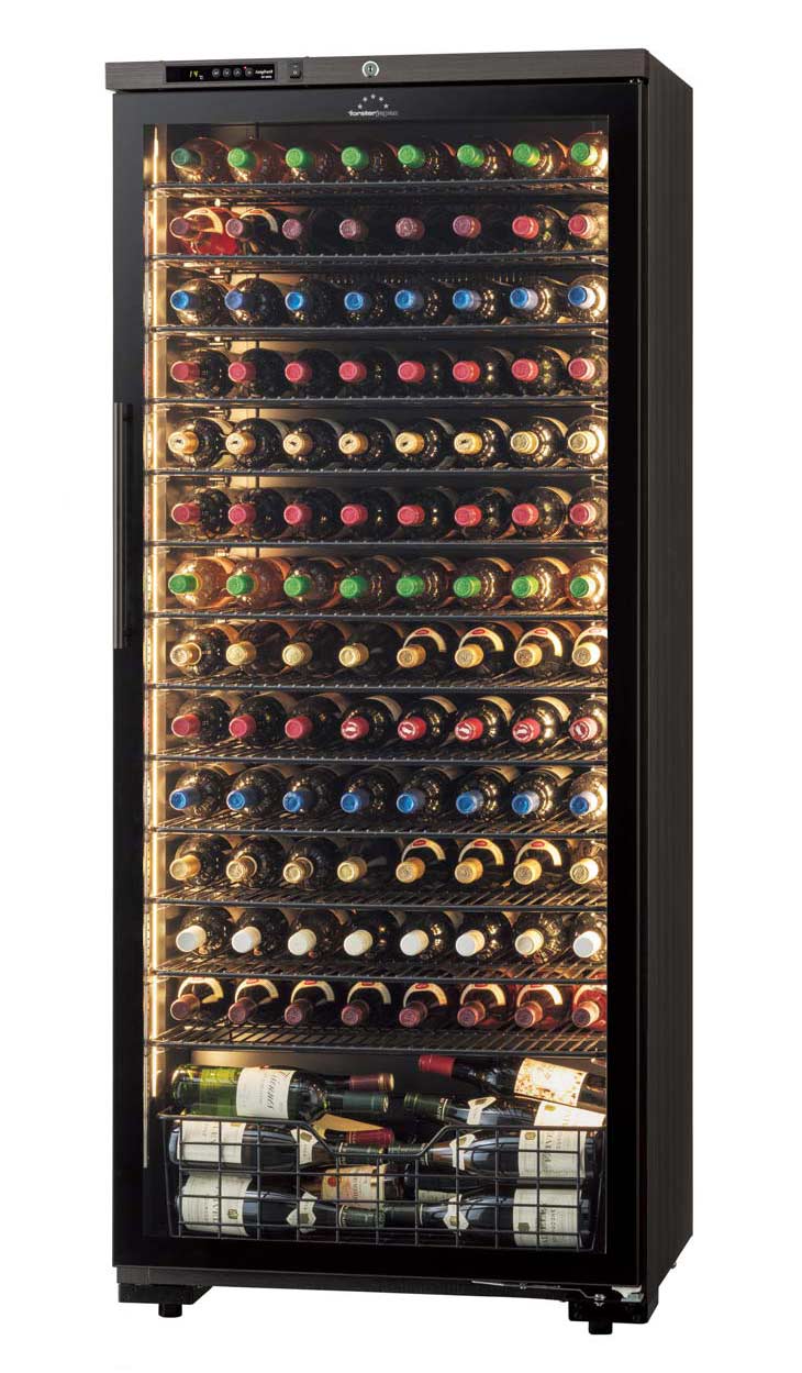 ST-408G(WK) ロングフレッシュ セラー [ガラス扉/右開き/120本収納