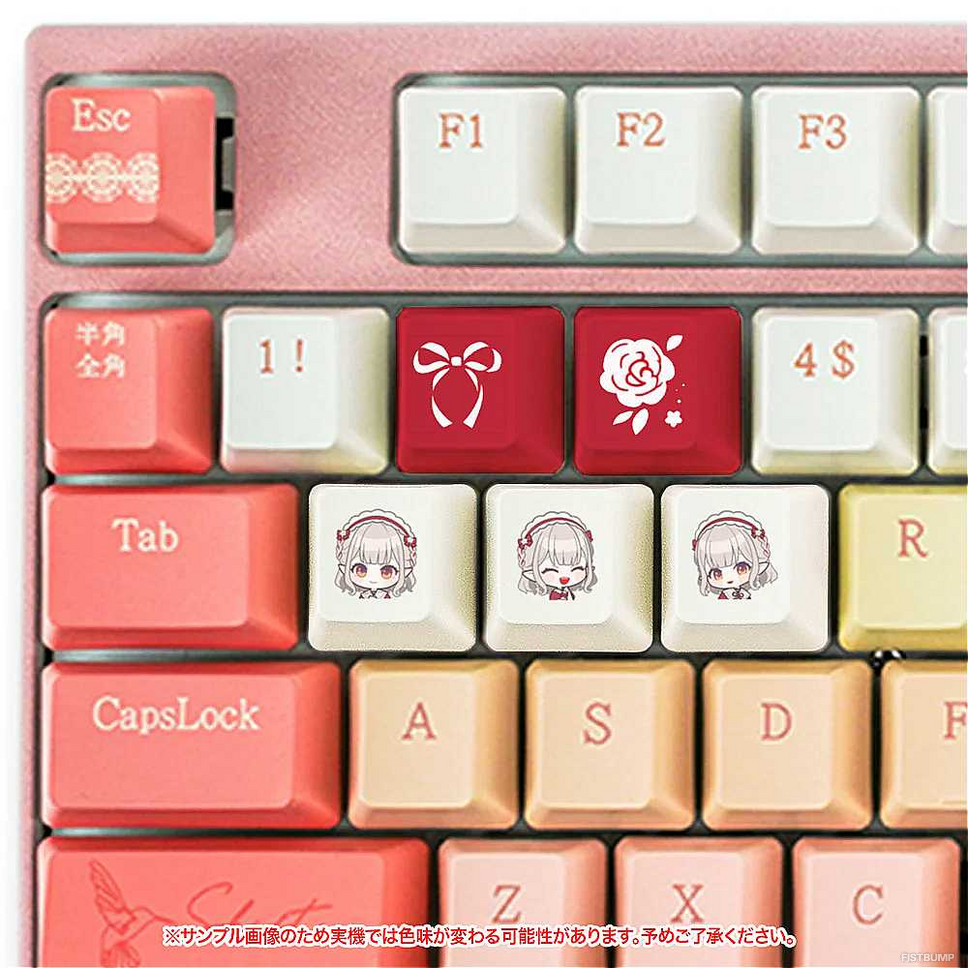 葛葉、叶、イブラヒムらのキーボード、キーキャップ、マウスパッドが