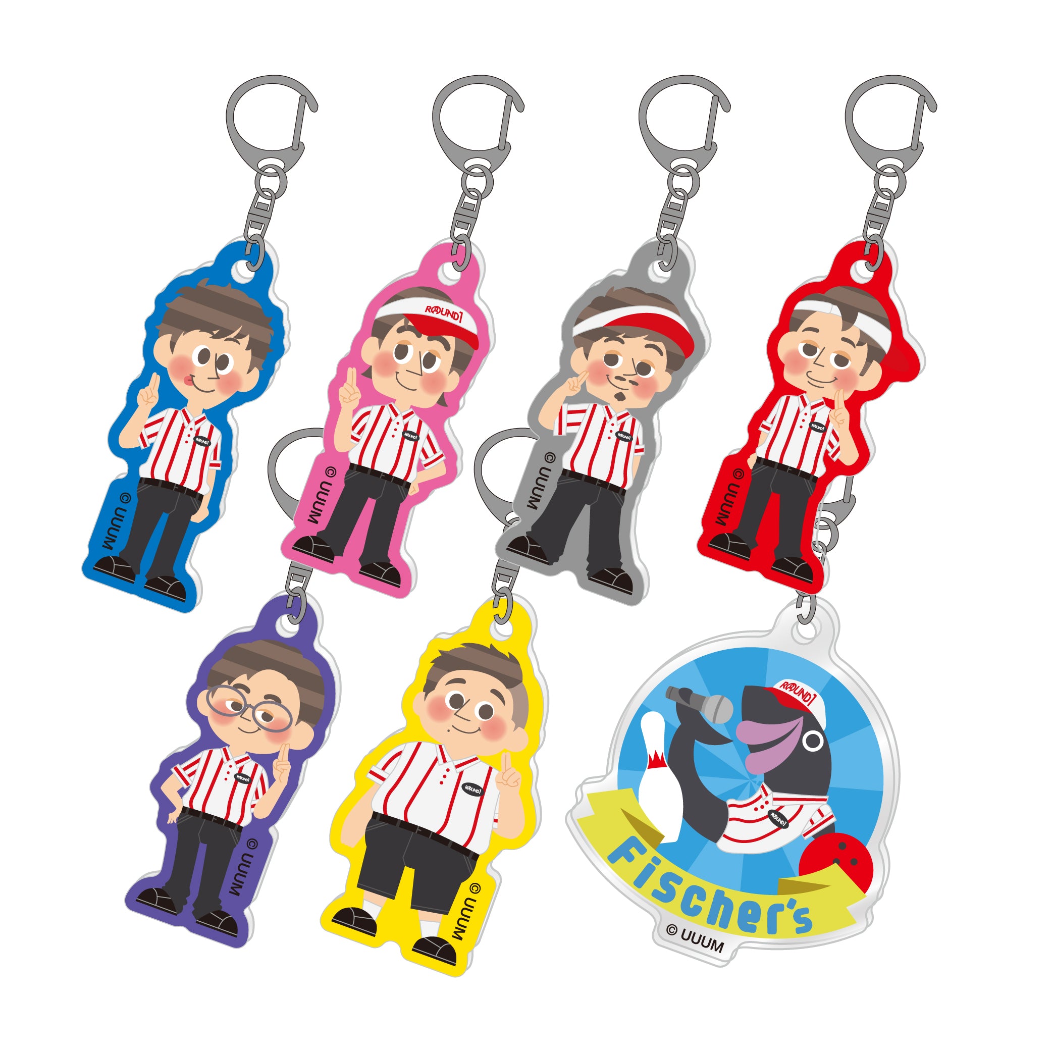 アクリルキーホルダー モトキ – Fischer's×ROUND1特設オンラインストア