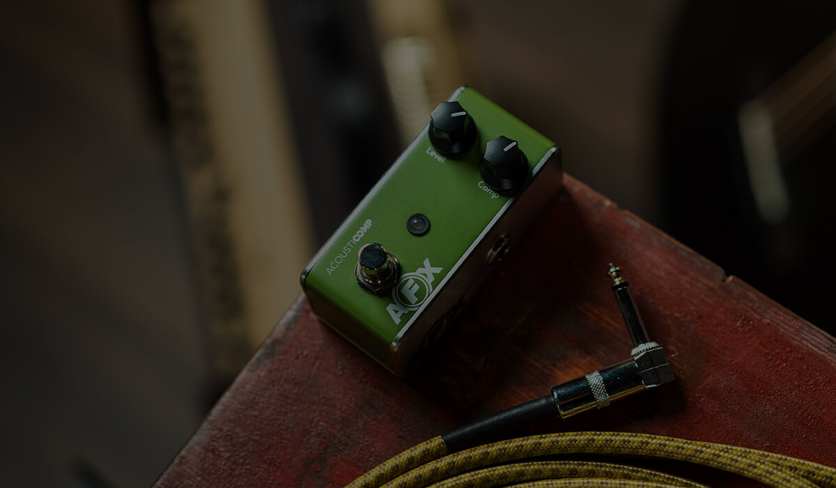 AFX AcoustiComp Mini Acoustic Guitar Compressor Pedal
