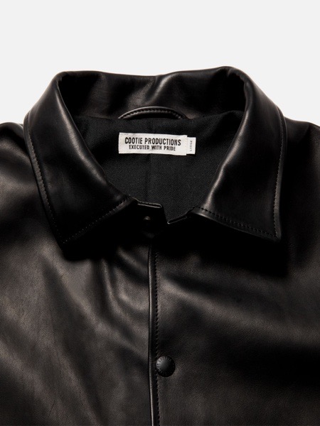 COOTIE / Leather Coach Jacket
